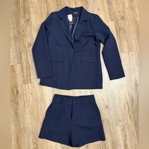 Fashion Nova • Blazer and Shorts Set/Suit